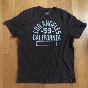 Brown LA Tee